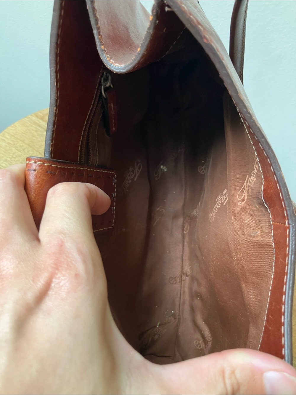 Fossil | Sedona Vintage 90's Leather MCM Small Shoulder Bag - Picture 10 of 11